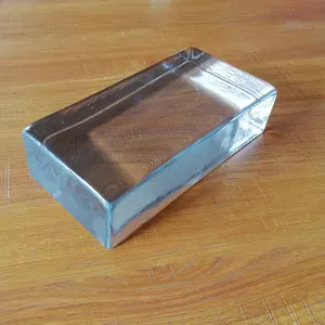 200*100*50MM pas cher clair givré teinté solide bloc de verre brique prix