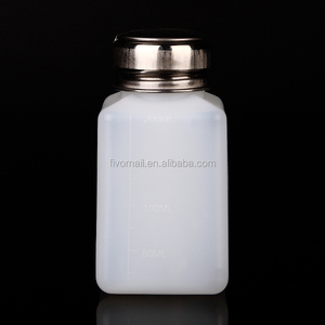 Botella Dispensadora <span class=keywords><strong>de</strong></span> 200 ml para Removedor <span class=keywords><strong>de</strong></span> Esmalte <span class=keywords><strong>de</strong></span> Uñas con <span class=keywords><strong>Alcohol</strong></span> Líquido, Limpiador con Bomba Vacía - Product Image 2