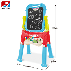 Juguetes Educativos de Plástico para Niños, Pizarra Magnética de Doble Cara con Soporte - Product Image 2