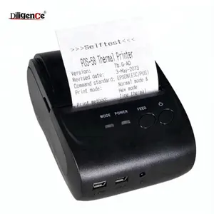Mini 58Mm Bt Interface Draagbare Mobiele Barcode Thermische Printer Voor Android Ios Systeem