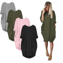 Oferta Especial Entrega Rápida Vestido Casual 1 Pieza con Logo Impreso para <span class=keywords><strong>Mujer</strong></span> <span class=keywords><strong>Tallas</strong></span> <span class=keywords><strong>Grandes</strong></span> - Product Image 6