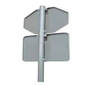 Özel Galvanizli çelik sac Yansıtıcı trafik ekipmanları yuvarlak/üçgen yol trafik işaretleri ve semboller