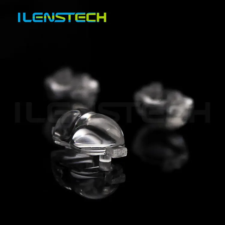 Optical lenses bi led projector lens 60*135 degree peanut shape led street light lens