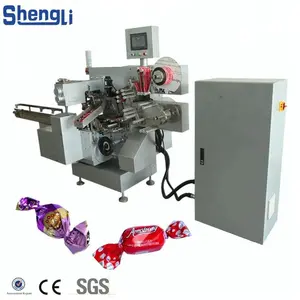 Automatic high speed 300 ppm horizontal double twist candy wrapping machine