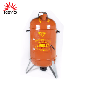 Keyo lfgb al aire libre 18 "vertical 2 en 1 lujo carbón fumador <span class=keywords><strong>barbacoa</strong></span> parrilla con <span class=keywords><strong>chimenea</strong></span> - Product Image 1