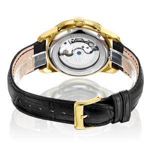 Nuevo Reloj Mecánico para Hombre con Doble Esfera Hueca, Tourbillon, <span class=keywords><strong>Calendario</strong></span>, Correa de Cuero, Resistente al Agua - Product Image 3