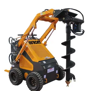 YF380 Mini ล้อลื่นไถลคัดท้าย Loader สิ่งที่แนบมา Trencher Skidsteer สำหรับขาย