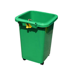 Poubelle à déchets en plastique de grande capacité 50L en fibre de verre avec pédale - Product Image 6