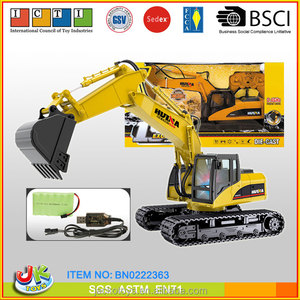 Camion RC en métal réaliste 15CH 1:14 avec benne en alliage robuste, véhicule d'ingénierie télécommandé professionnel pour enfants - Product Image 4