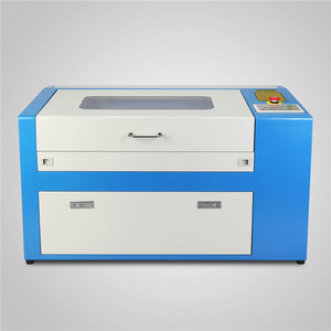 Haute Qualité 50 W CO2 Laser Graveur Laser Machine De Découpe avec Auxiliaire Dispositif Rotatif - Product Image 2