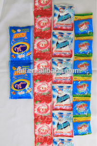 Gói Nhỏ Đóng Gói 30G 35G Bột Giặt Bột Giặt Sạch Tươi Sáng Để Rửa Tay, Máy Giặt Phía Trước Và Phía Trên - Product Image 2