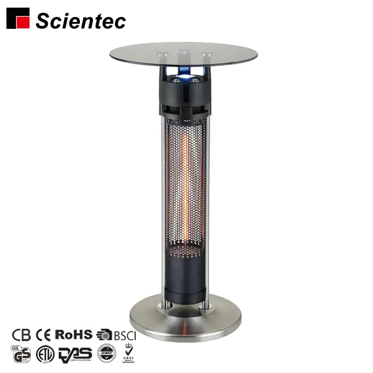 High Efficiency Carbon Fibre Heating Heater Table Electric Heater With LED Lighting