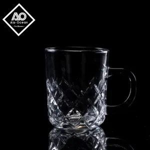 Écologique 216ml de bière en verre clair tasse potable verre café jus tasse d'eau transparent verres à thé pour chaude/froide boissons