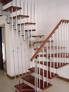 <span class=keywords><strong>Escalier</strong></span> intérieur australien, marches en bois massif, <span class=keywords><strong>escalier</strong></span> d'attique simple en acier et bois, L-55 - Product Image 2