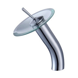 KEDAH <span class=keywords><strong>rubinetto</strong></span> sanitario alta nave lavandino <span class=keywords><strong>rubinetto</strong></span> bagno materiale ottone vetro beccuccio miscelatore <span class=keywords><strong>rubinetto</strong></span> cascata - Product Image 1