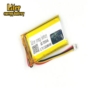 Plugue 1.5-3 P fábrica de alta qualidade bateria de polímero de lítio 3.7 V 703545 1500 mah li-ion recarregável bateria lipo bateria - Product Image 3