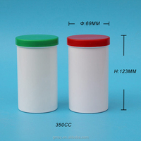 Bouteille de poudre de protéine HDPE à large bouche Capsule en plastique