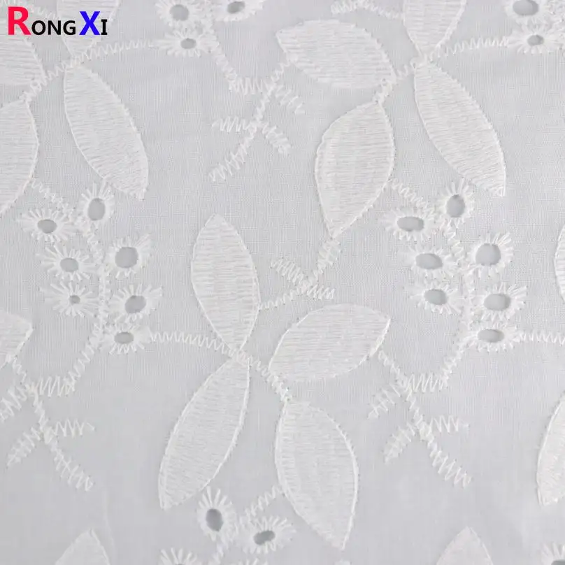 RXF0929 Áo Ngực Nhựa Vải Cotton Thêu Hoa Màu Trắng