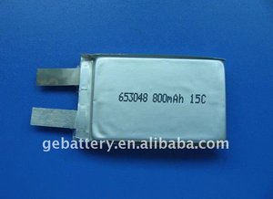 Литий-полимерный батареи lipo батареи GEB653048 3.7 В 800 мАч 15C - Product Image 1