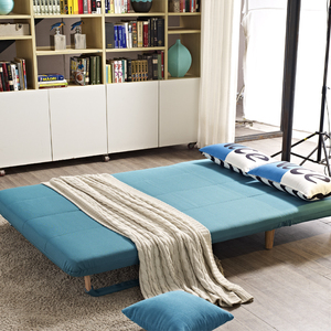 Canapé-lit moderne <span class=keywords><strong>pas</strong></span> <span class=keywords><strong>cher</strong></span> à <span class=keywords><strong>deux</strong></span> <span class=keywords><strong>places</strong></span> pliable en bois et tissu - Product Image 6
