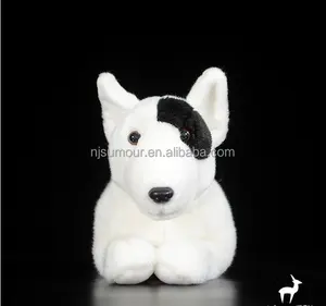 En peluche simulation Bull Terrier jouet en peluche Bull Terrier jouet en peluche chien jouet