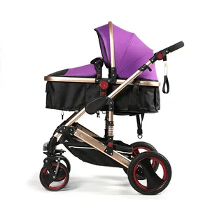 Hot koop hoop merk oem aanvaardbaar hoge view kinderwagen 3 in 1 wandelwagen