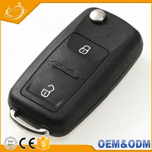 Auto security and protection products 2 button keyless entry remotes key fob shell for vw Golf MK4