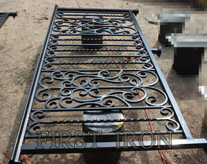 Barandillas de Balcón de <span class=keywords><strong>Hierro</strong></span> Forjado en Bronce Envejecido, Barandillas Rústicas de <span class=keywords><strong>Hierro</strong></span> Forjado para Ventanas y Porches - Product Image 6