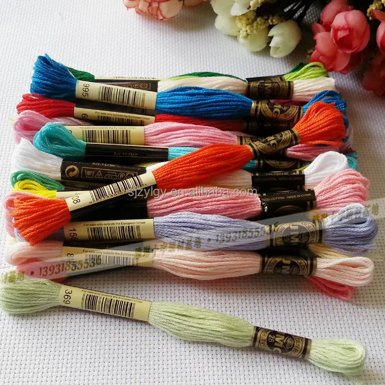 JMG Brand 100% cotton embroidery thread for cross stitch