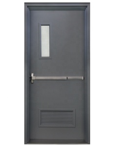 Porte en acier ignifuge de fabrication industrielle, porte coupe-feu en acier de classe <span class=keywords><strong>II</strong></span> - Product Image 3
