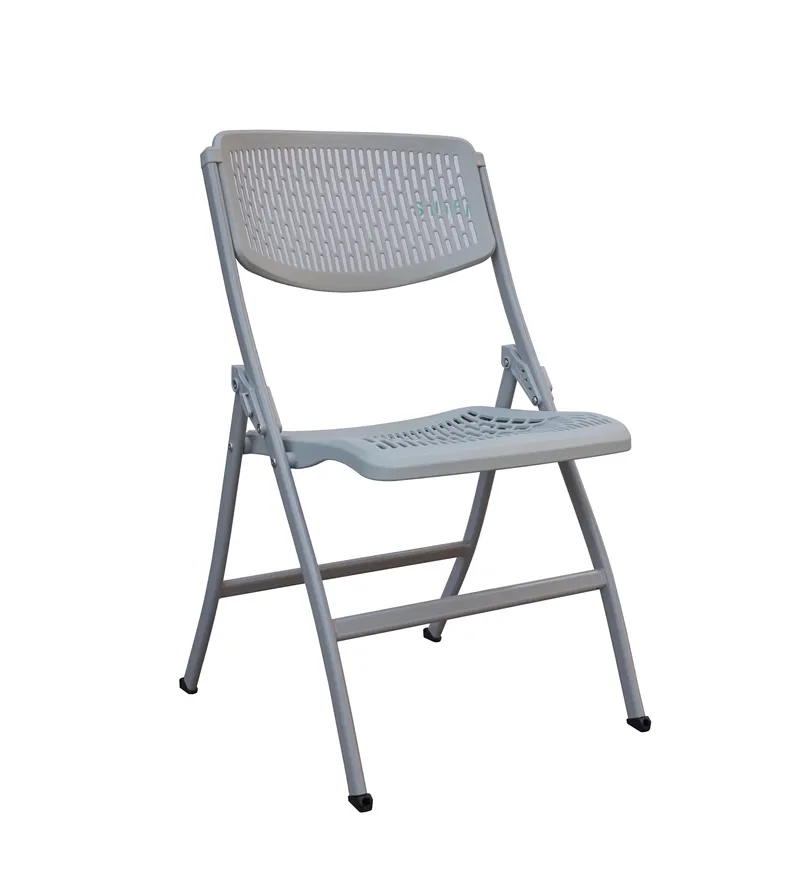 cheap used resin plastic folding study chair with writing pad fabric space saving furniture for school waiting room station