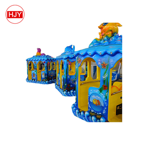 Superbe train électrique pour enfants avec piste de 8 m, capacité de 6 personnes, couleurs personnalisables - Product Image 6