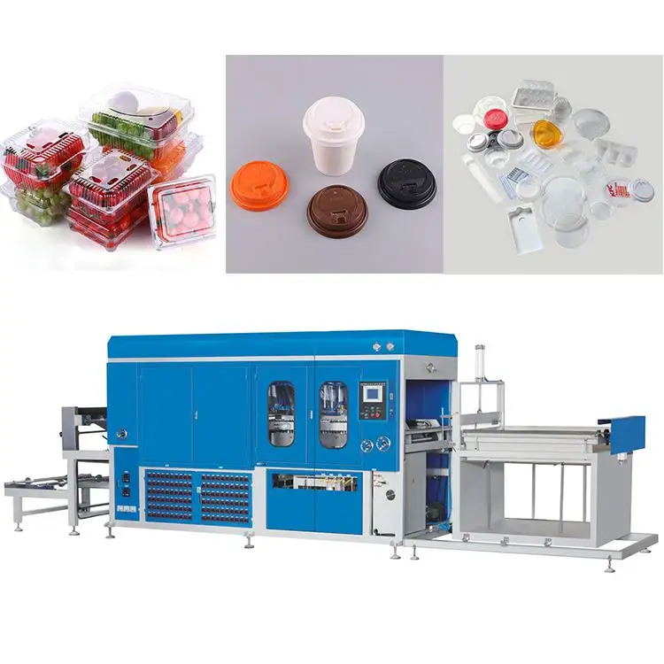 Full automatic egg tray forming machine, automatic thermocol plate vacuum forming machine