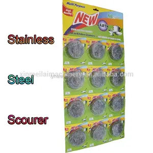 steel wool scouring pad,kitchen scourer clean ball from 18315708563