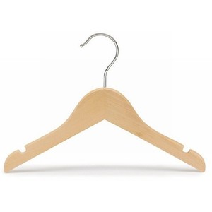 28cm <span class=keywords><strong>11</strong></span> \ "Vestido de madera para niños Camisa Percha Elegante Perchero y riel para espacios pequeños - Product Image 6