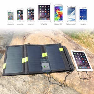 Cargador de Energía Solar 5 <span class=keywords><strong>V</strong></span> 20 W de la Energía Solar de Carga de la Batería para el Teléfono Móvil Tabletas, puertos dobles de - Product Image 6