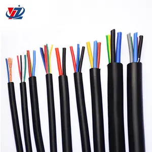 Cable aislado AWG, 2, 3, 4, 6, 7 núcleos, alambre de cobre de silicona, muestra gratis