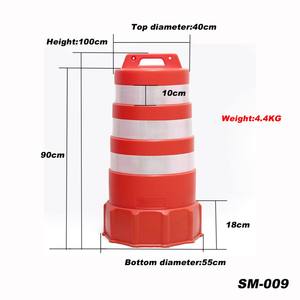 Su dolu bariyer trafik barikatları trafik İnşaat varil yol güvenliği varil - Product Image 2