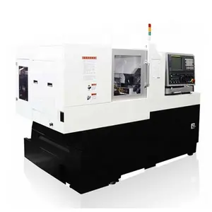 sm205 High precision 2 spindle swiss type cnc automatic lathe machine for dental