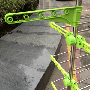 Roulement pliable à 6 roues, support de séchage à linge, tiges de suspension en acier inoxydable, de haute qualité, livraison gratuite - Product Image 6