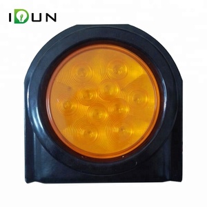 10 chất lượng cao Piranha <span class=keywords><strong>LED</strong></span> <span class=keywords><strong>4</strong></span> inch vòng 10 Piranha <span class=keywords><strong>LED</strong></span> Truck Trailer lần lượt đuôi đèn cảnh báo đèn với sắt cơ sở - Product Image 2