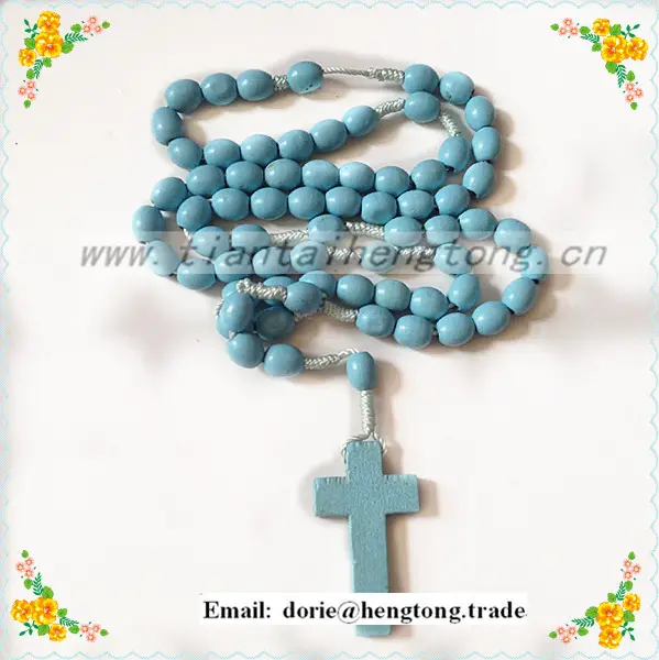 Jesus kruzifix kabel rosenkranz, verknotet schnur gebet seil rosenkranz halskette
