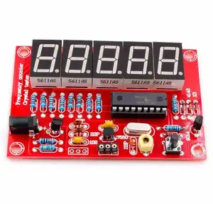 DIY Kitleri RF 1Hz-50 MHz Kristal Osilatör Frekans metre sayacı Dijital LED tester ölçer frekans metre dijital