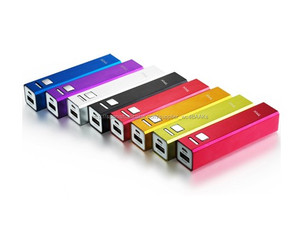 Forma de palo de aluminio <span class=keywords><strong>banco</strong></span> de la energía 2600mah 2200mah 2000mah cuadrado - Product Image 1