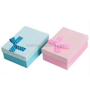 Bonito Color <span class=keywords><strong>3</strong></span> unids rayas <span class=keywords><strong>juego</strong></span> de papel cajas de regalo del caramelo - Product Image 2