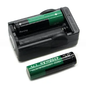 Smart Double 3.7V Battery Chargerため18650 Rechargeable Li-ion Battery US Plug