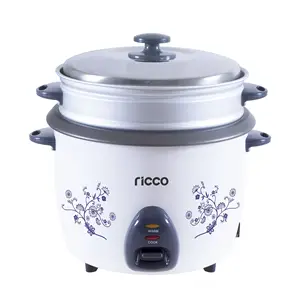 RICCO 1.8L 700Wドラム炊飯器花柄