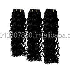 South India Virgin Remy Human Hair <b>Extensions</b> Machine Double Weft Deep Wavy All Colors Suitable - Product Image 2