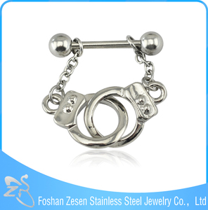 316l Thép Không Gỉ Chain Slave Núm Vú Vòng Vách Ngăn Bất Piercing Trang Sức - Product Image 2
