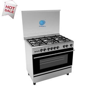 Cuisinière à gaz sur pied, appareil de cuisine, 90x60, 6 brûleurs, avec four, offre spéciale - Product Image 1